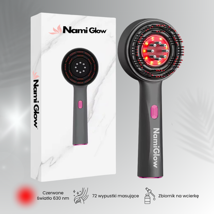 NamiGrzebień™ – Masażer do skóry głowy z czerwonym światłem