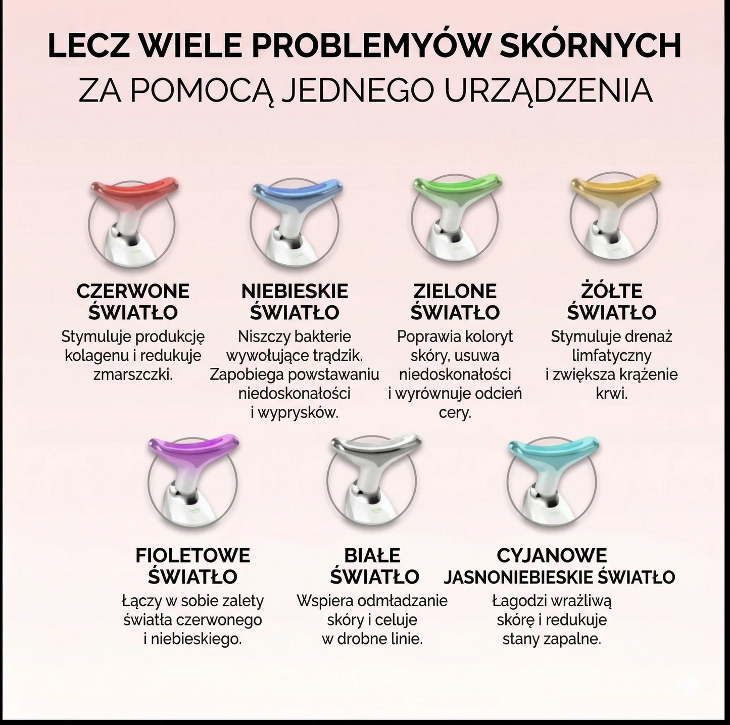 NamiLift™ – EMS Masażer do Twarzy i Szyi z LED